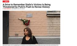 A Drive to Remember Stalin's Victims Is Being Threatened by Putin's Push to Revise History