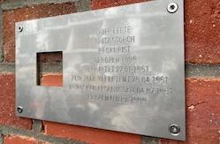 В Германии появится шестая табличка «Последнего адреса»