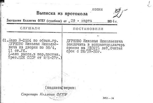 Дурново Николай Николаевич